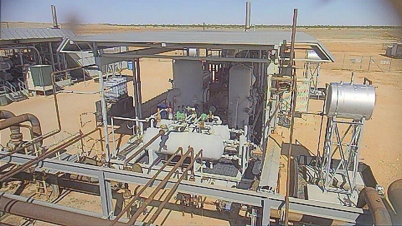 Optical Gas Imaging in Unmanned Compressor Stations
